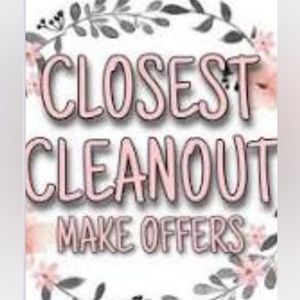 CLOSET CLEANOUT!!!!!! Make an offer most likely I’ll accept!!!